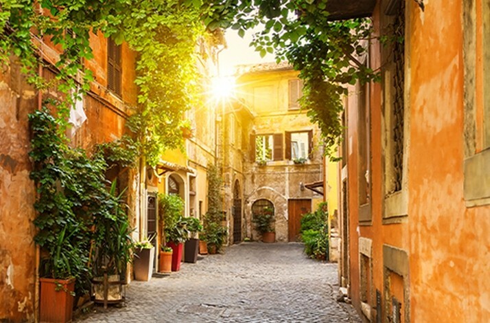 Folgen Sie den Spuren der Etrusker im Stadtviertel Trastevere in Rom